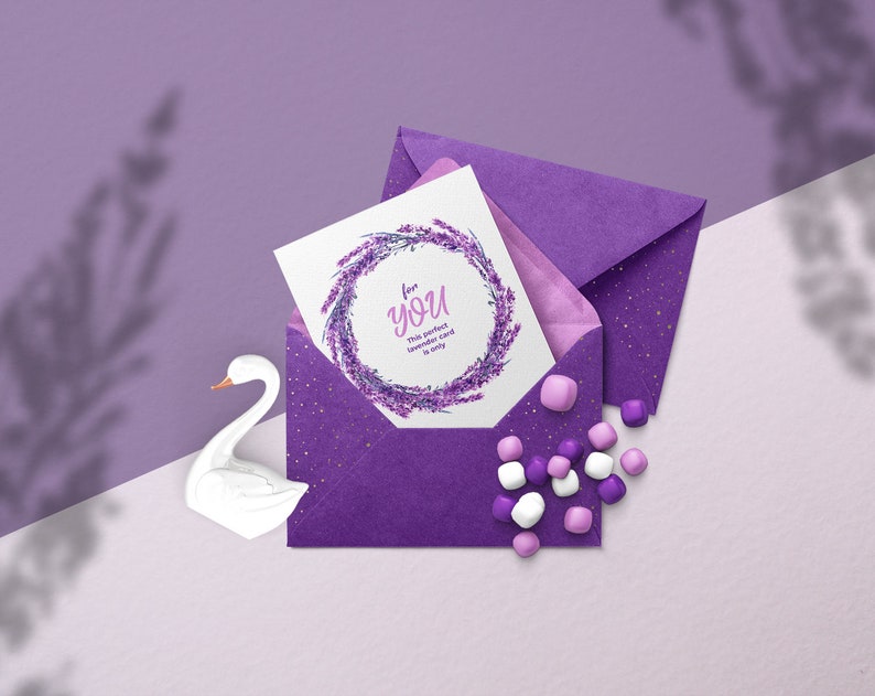 Lavender Wreaths Watercolor Clipart Floral Wedding Clipart Frames Wildflower Violet Flower Wreath PNG Purple Arrangements Digital Download