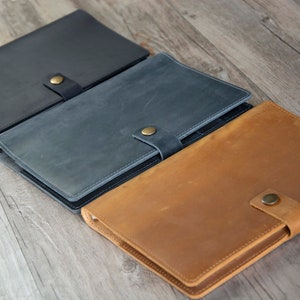 Cartable en cuir A5 / personnel personnalisé, bagues personnelles, bagues A5, classeur à 6 anneaux, cuir de carnet A5, carnet de croquis, cuir brun en détresse