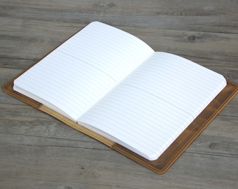 Personalized Leather Binder Cover,Personalized journal cover,Custom business logo binder, sketchbook, customization logo.Leather Diary