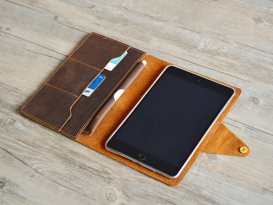 Personalized Leather iPad Mini 5 Mini 6 Case iPad 10.2 Case 10.5 iPad 9 ...
