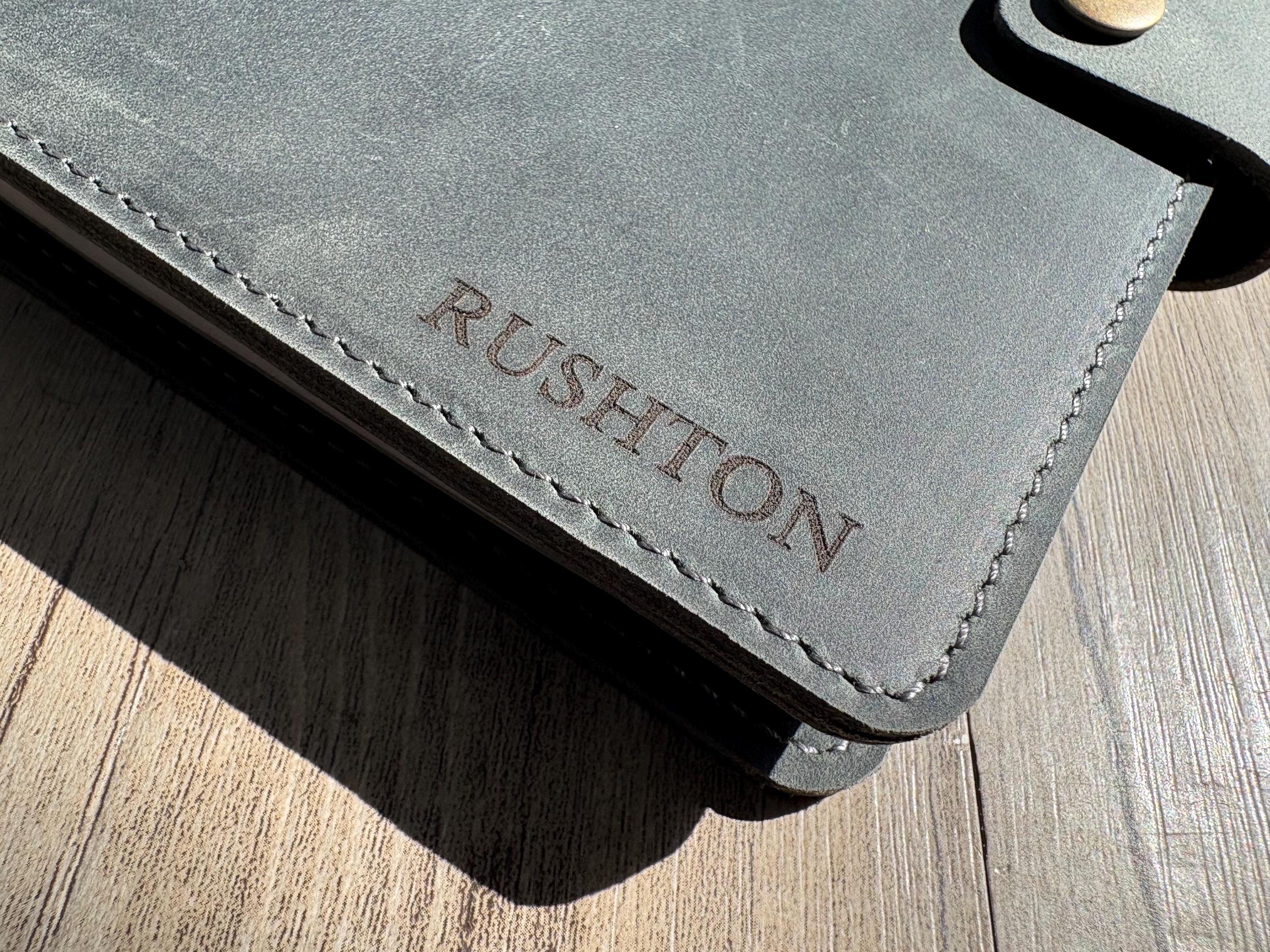 Personalized Leather Notepad Cover 4x8: Custom Journal, Reporter ...
