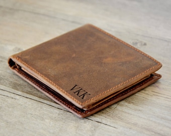 Carteira de couro personalizada, carteira gravada, presente personalizado com monograma, carteira para padrinhos, carteira para presente de formatura, carteira masculina, presente para homem