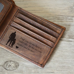 Personalized Leather Wallet,Father's Day Wallet,Personalized man Wallet,Engraved Wallet,Wallet,Father's Day gift,father gift,Husband wallet