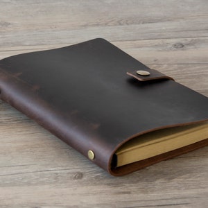 Christmas gift,Personalized A5 Leather Refillable Planner Binder, 6 ring Refillable, travelers Journal,  Distressed genuine leather