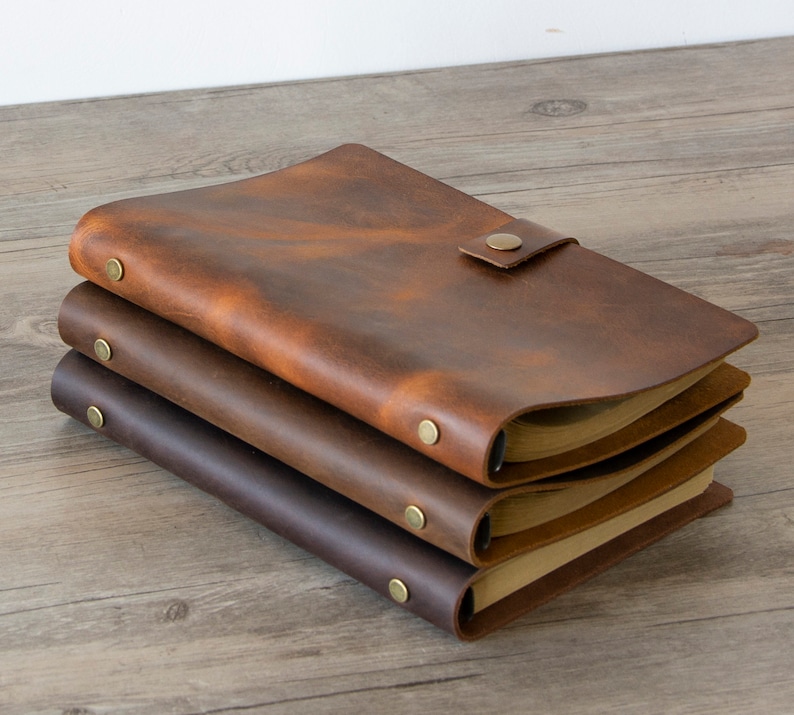 Christmas Giftpersonalized A5 Leather Refillable Planner Etsy