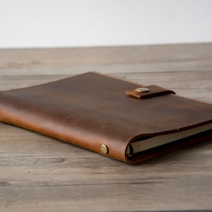 Personalized A5 / A6 Leather Refillable Planner Binder, 6 ring Refillable, travelers Journal, sketchbook,Distressed Leather,Christmas gift