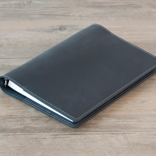 Personalized A5 / A6 Leather Refillable Planner Binder 6 Ring Etsy