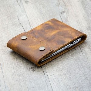 Personalisierte Notizblock-Abdeckung A7 mit Stift,Notizblock-Hülle,Mini-Notizblock-Abdeckung.Taschen-Notizblock-Abdeckung