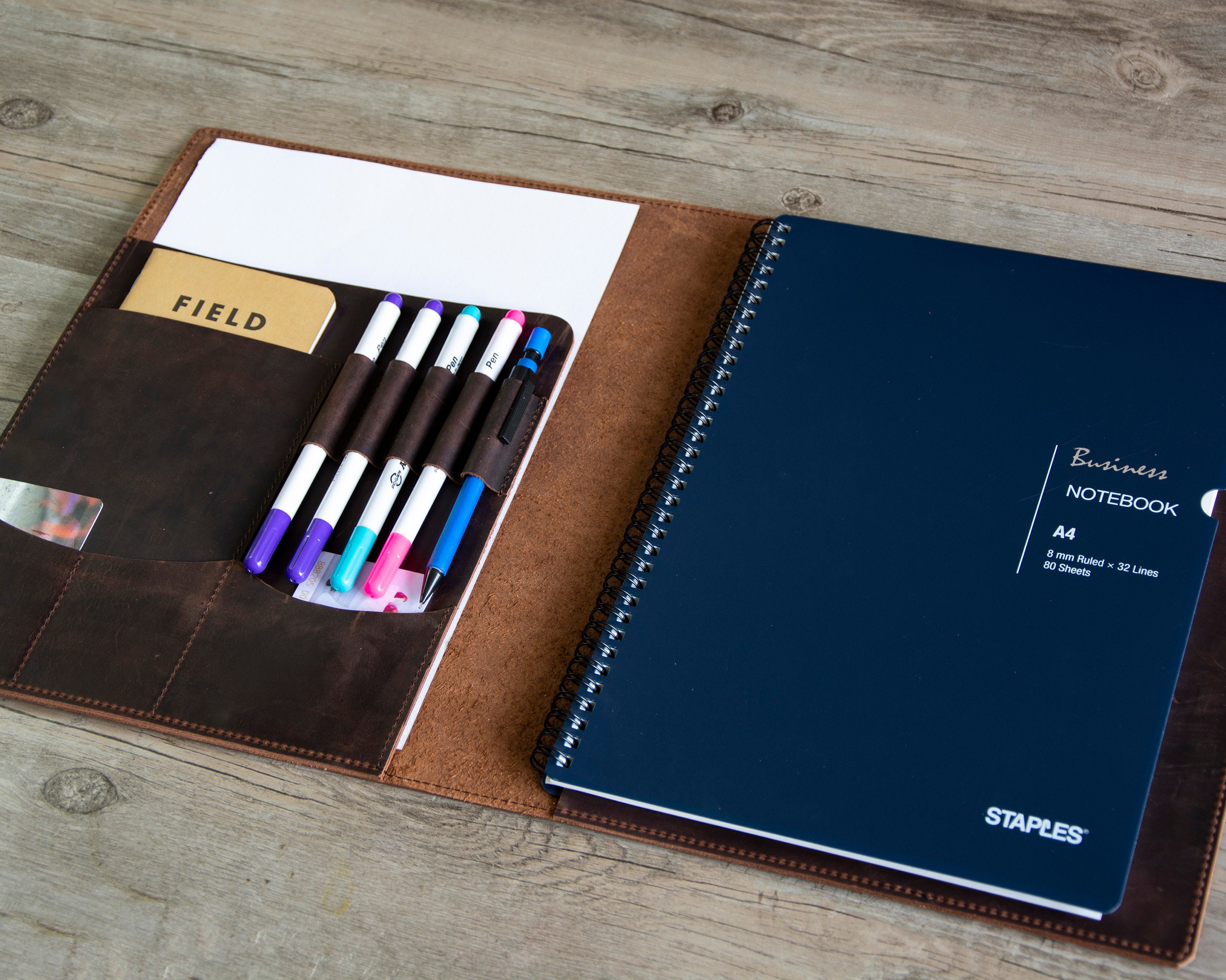 Personalized A4 Notebook Case,spiral Notebook Case, Notepad Holder ...