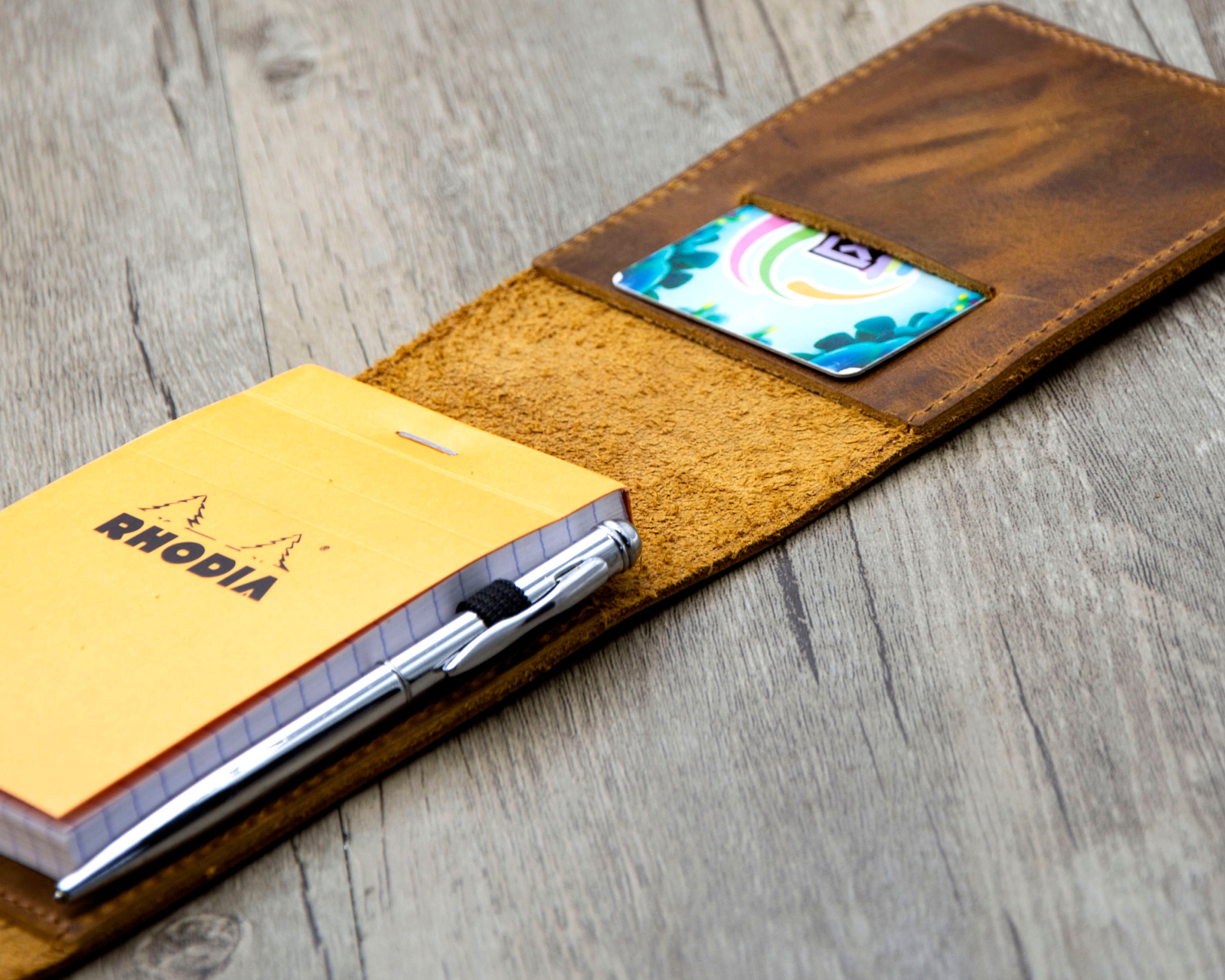 Personalized A7 Notepad Cover With Pen,notizblock Case,mini Notepad ...