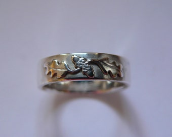 Silver Oak Ring