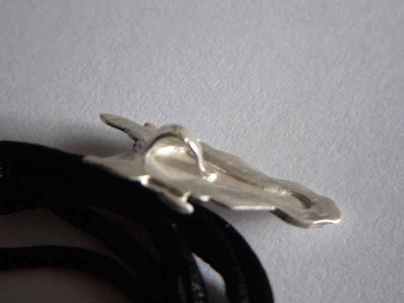 Silver Pony Pendant with heart image 3