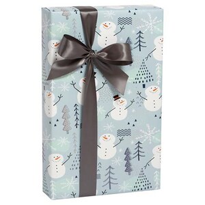 Hallmark Frosty the Snowman Blue Christmas Wrapping Paper 80 sq ft Jumbo  Roll