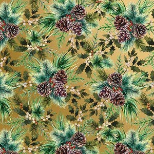 240 Bulk Christmas Tissue Paper, Retail, Shipping, Gift Wrapping, Designer Tissue, 20x30&quot; Pre-Cut Sheets, Elegant Pines