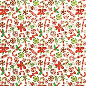 240 Bulk Christmas Tissue Paper, Retail, Shipping, Gift Wrapping, Designer Tissue, 20x30&quot; Pre-Cut Sheets, Classic Candy Canes