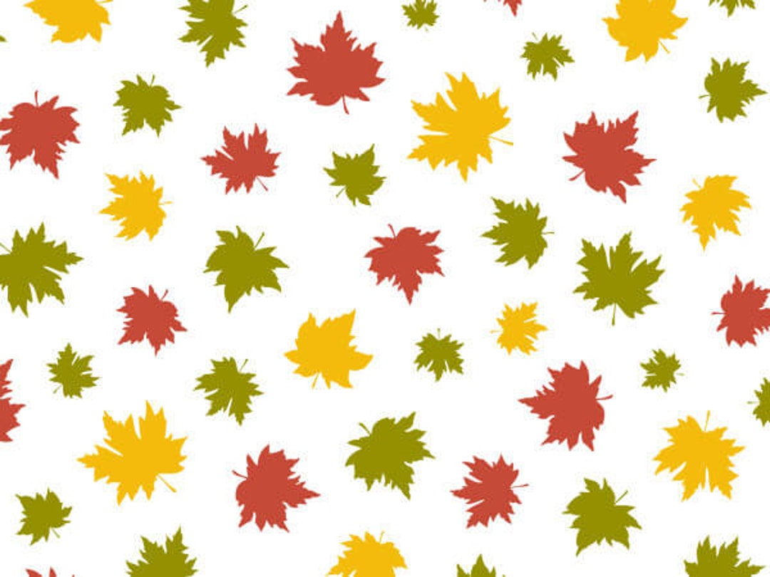 12 Sheets Autumn Leaf Colorful Fall Patterned Tissue Paper, Craft Paper ...