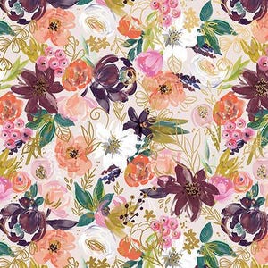 240 Bulk Tissue Paper, Retail, Shipping, Gift Wrapping, Designer Tissue, Recycled, Eco-Friendly, 20x30&quot; Pre-Cut Sheets, Victorian Floral