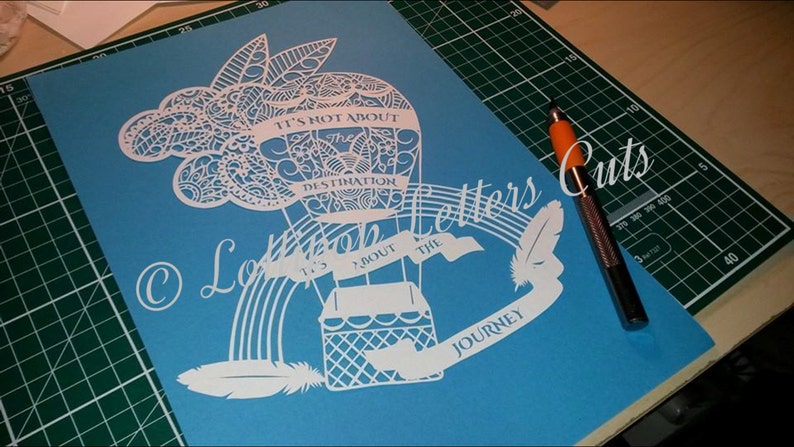 Paisley Toucan DIY Paper Cutting Template