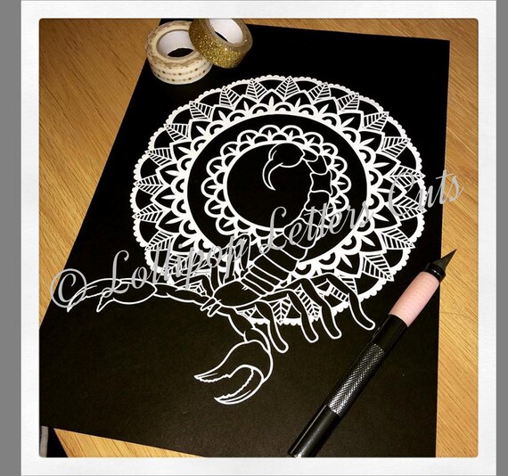 Paisley Toucan DIY Paper Cutting Template