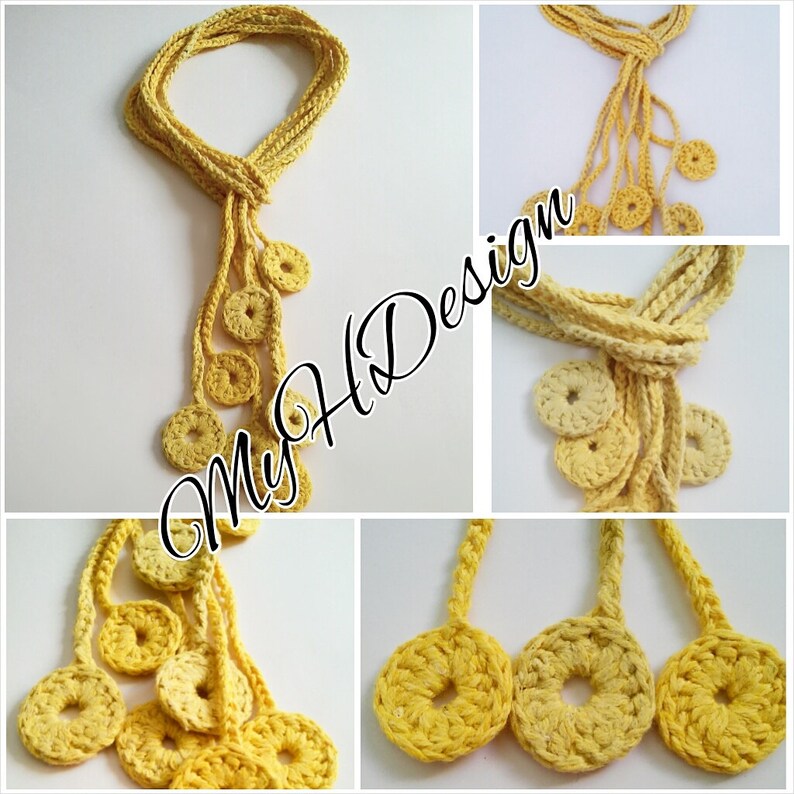 Handmade crochet necklace crochet necklace crochet jewelry Etsy