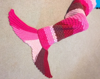 Sophie Mermaid Tail Blanket Pattern (Sew-Free), Crochet. Child Sizes. 1 pattern 2 products. Tail pattern is also a 2 ways scarf.