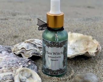 Perfume ritual de unción para altar de la diosa bruja marina de 2 oz, aceite ritual para usar como bruja marina