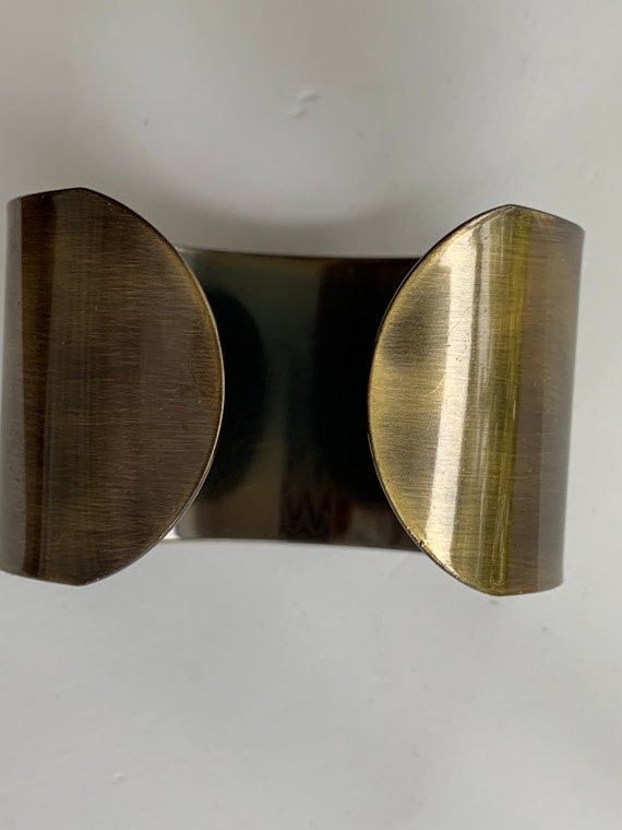 Statement Cuff Bracelet Aurora Borealis Rhineston… - image 4