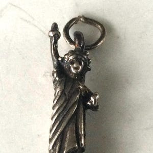 Maisel  Vintage Sterling Silver Statue of Liberty 3 D Charm.