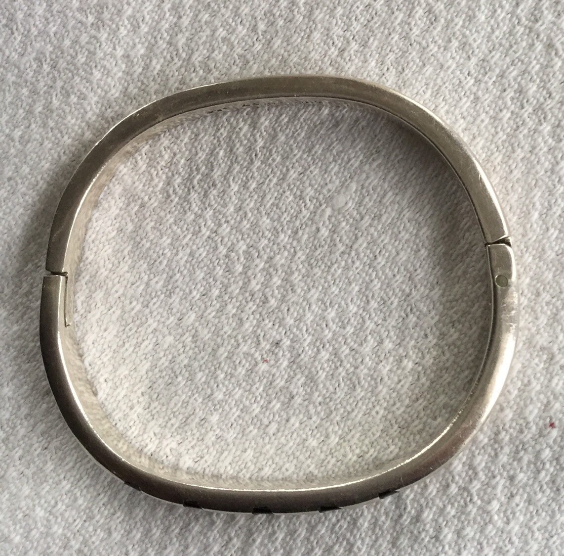アクセサリー vintage unknown silver bangle Vintage Sterling Silver Bracelet Bangle Marked 925 w/Unknown