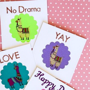 Cartes No Drama Lama - Lot de 12