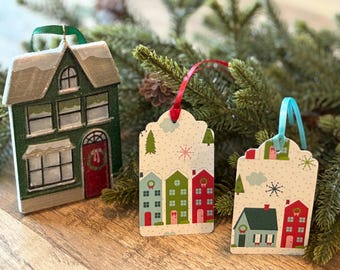 Weihnachtsgeschenkanhänger; 15er-Set, individuell gefertigt