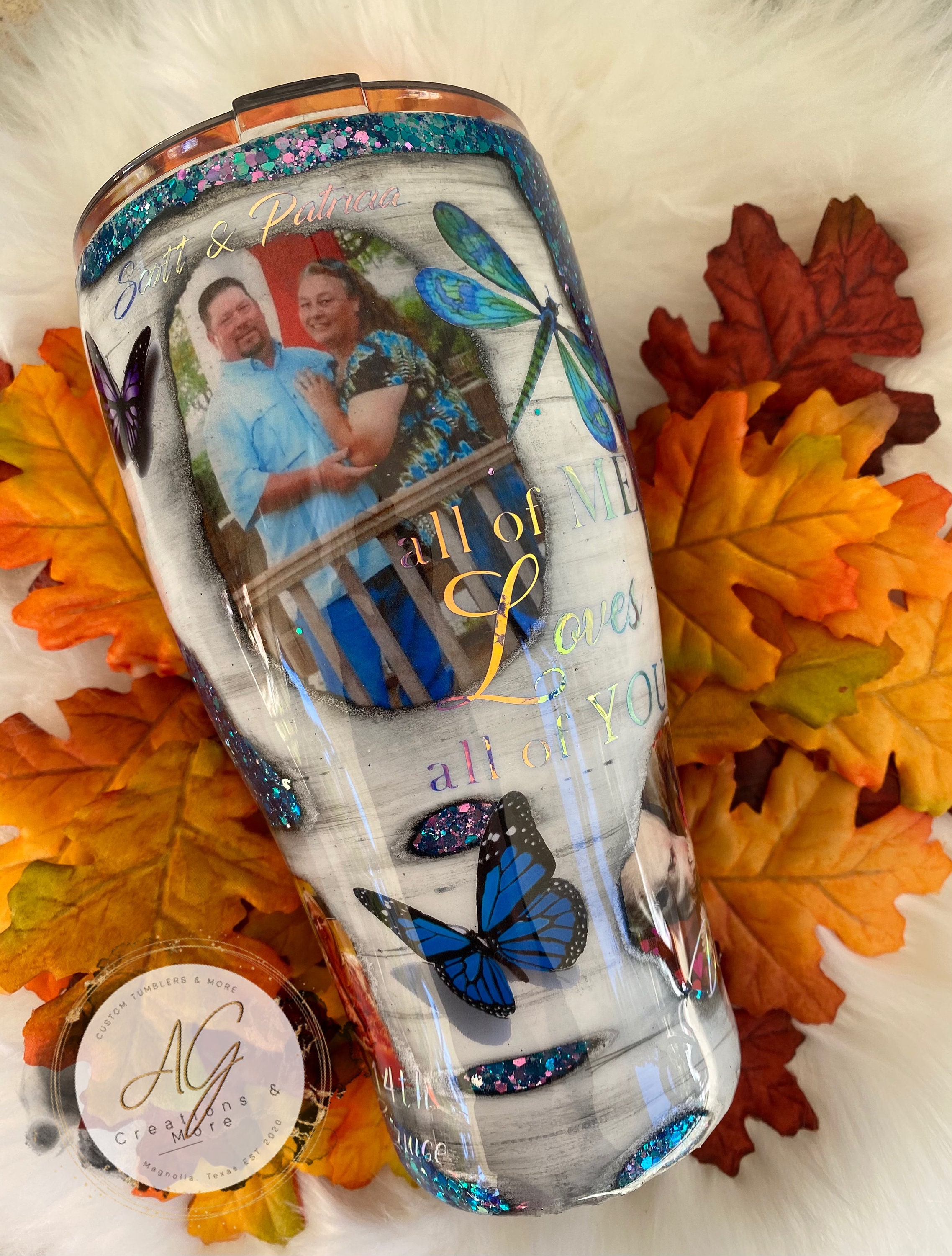 Photo Collage Tumbler Etsy