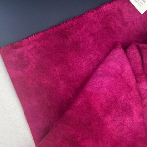 Red Velvet, Rug Hooking Wool, Fat Quarter