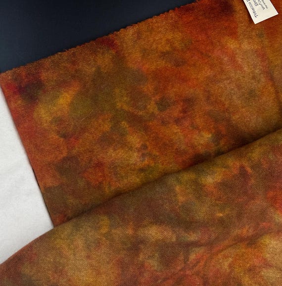 tobacco spot Tobacco Brown Spot, Fat Quarter, Rug Hooking Wool