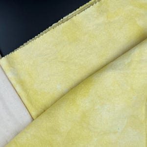Canary Yellow Value 1A, Fat Quarter, Overdyed Wool for Rug Hooking