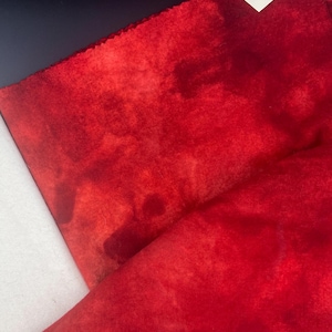 Holly Berry Red V3, lana teñida, lana para alfombras, cuarto gordo