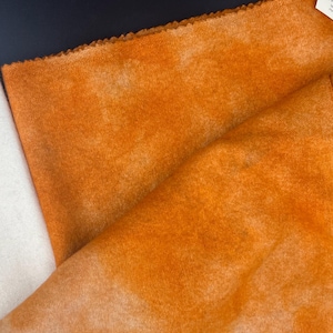 Navel Orange, Rug Hooking Wool, Fat Quarter