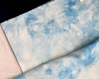 Soft Sky Blue Quarter Value, Rug Hooking Wool, Fat Quarter