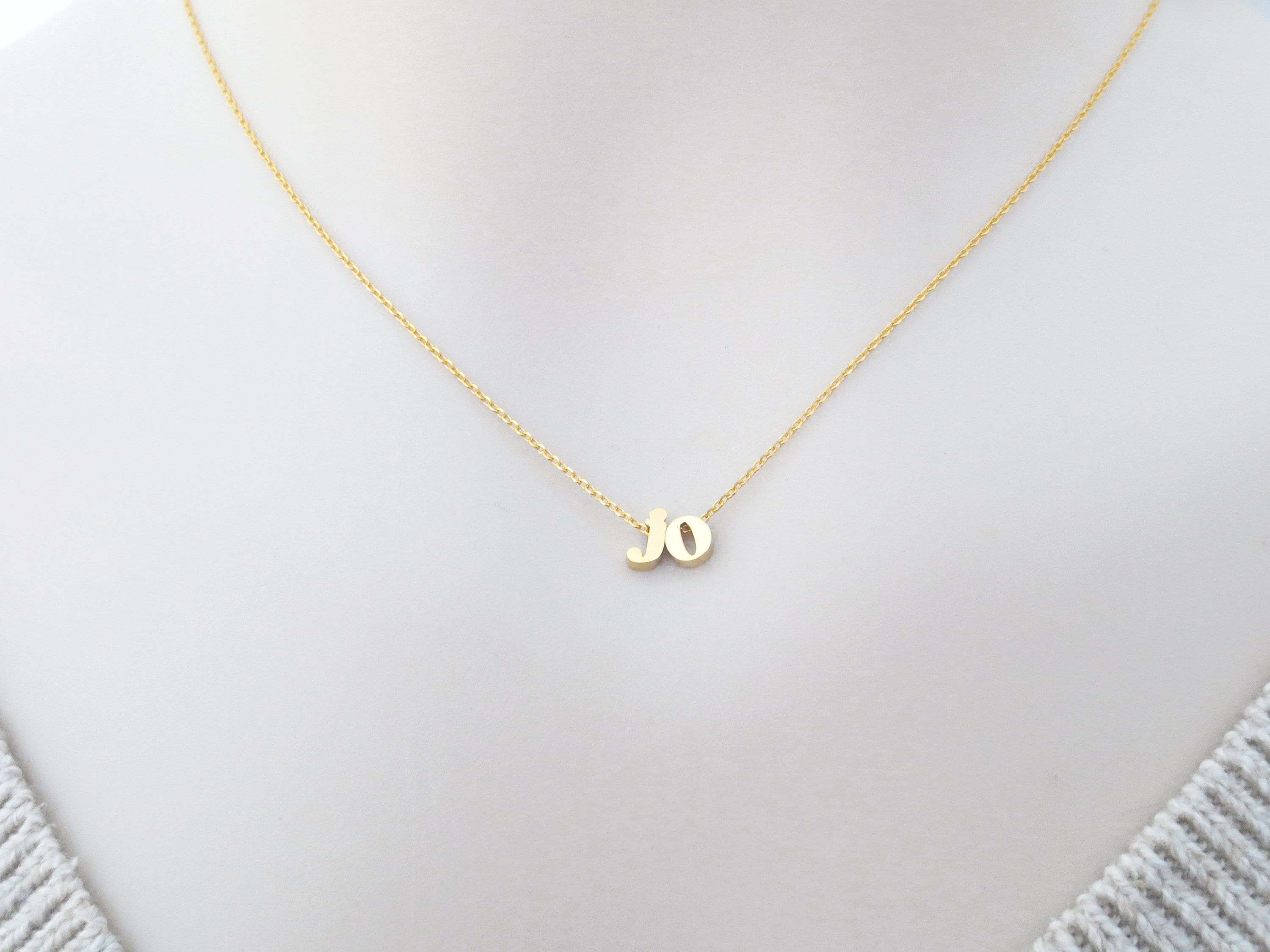 two-lower-case-initial-necklace-2-initial-necklace-double-etsy