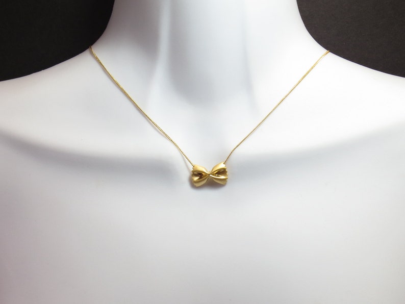 Pasta Necklace Ribbon Necklace Gold Silver Rose Gold Necklace Etsy