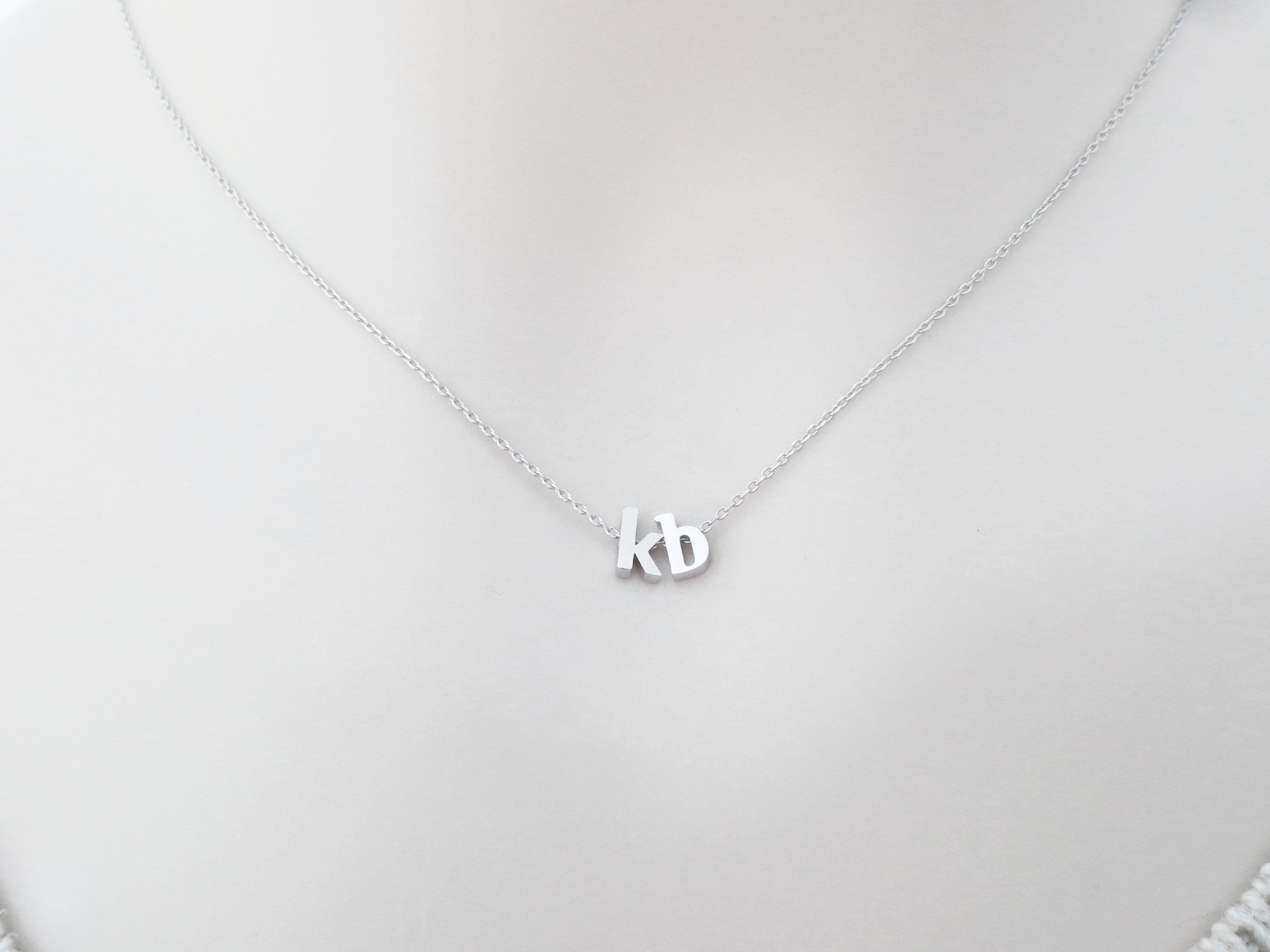 two-lower-case-initial-necklace-2-initial-necklace-double-etsy