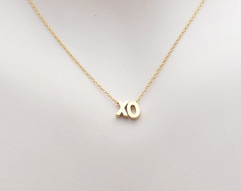 Double initial necklace Two 2 Upper case necklace Capital letter necklace Personalized necklace Initial necklace Friendship necklace