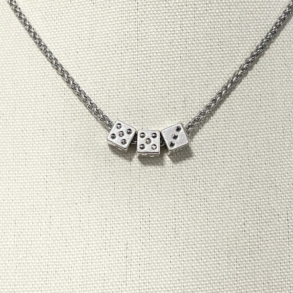 Dice Necklace - Etsy