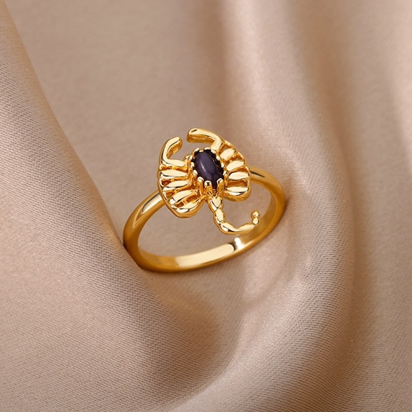 Scorpio Ring Etsy