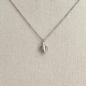 Gold/Silver Plated Penguin Necklace – Cute Animal Pendant, Minimalist Arctic Bird Jewelry, Dainty Penguin Charm Necklace for Women & Girls