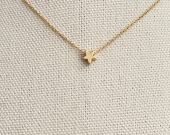 Sterling Silver Shooting Star Necklace With Genuine Ruby Star and