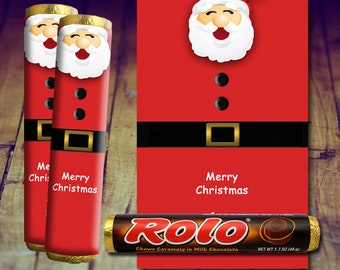 Confezione Rolo natalizia - Bomboniera di Babbo Natale (PDF)