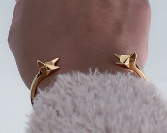 Fox Bracelet • Fox Cuff Bracelet • Fox Jewelry • Modern + Minimalist Egyptian Jewelry for Women