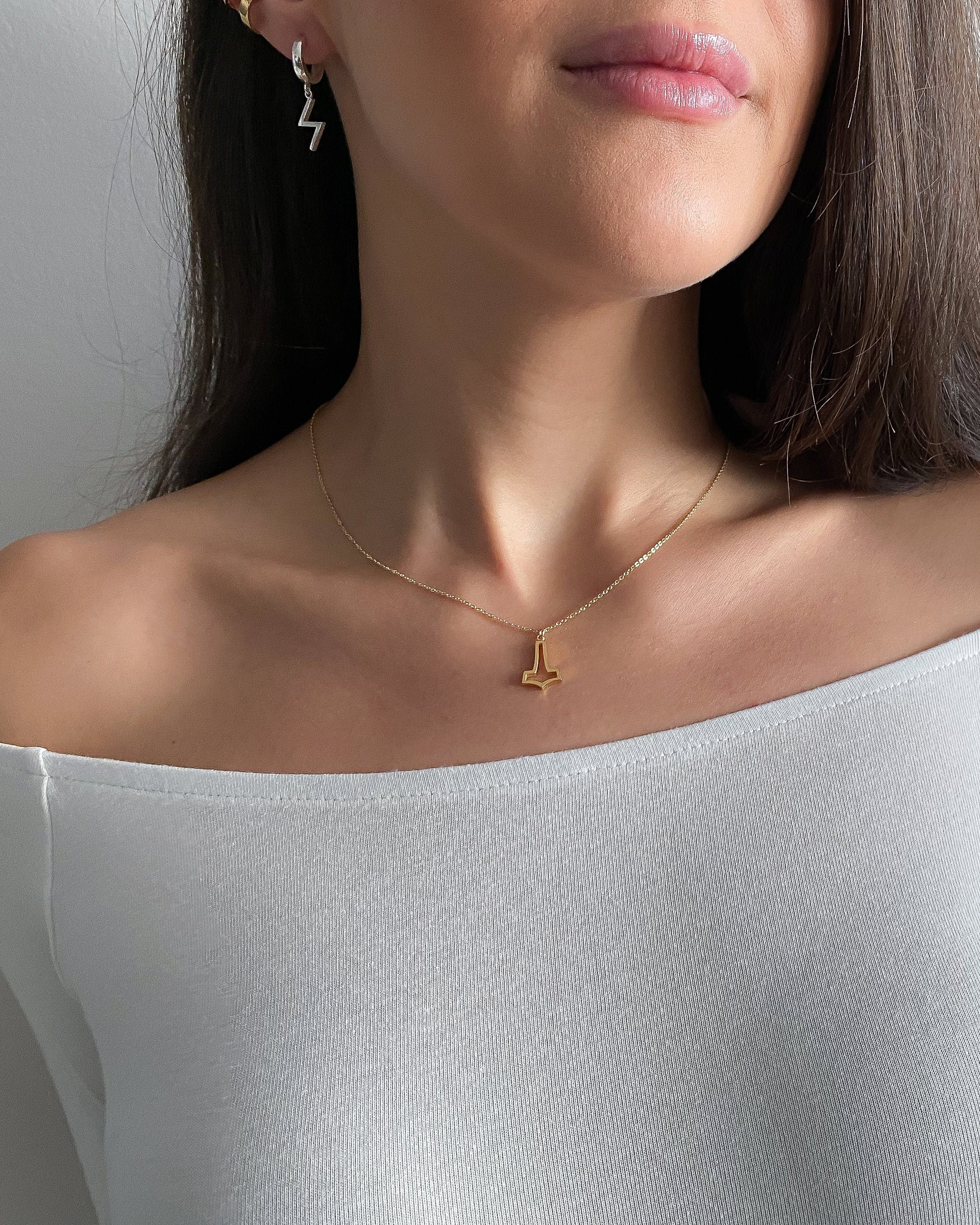 Viking Mjölnir Necklace Feminine 
