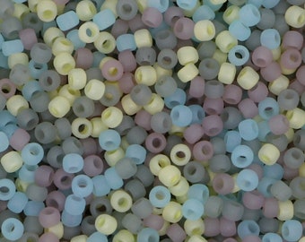 10g Toho Seed Beads Mix 11/0 Frosted Ceylon Toho Rocaille size 11 Japanese Seed Beads 2mm Mixed Matte Color